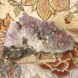 Angel Aura Amethyst Specimen Cluster